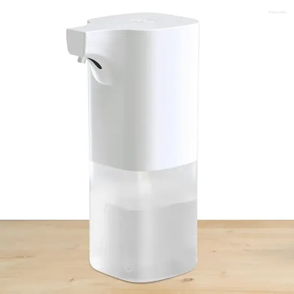 Máquina dispensadora de jabón líquido, dispensador de encimera de baño con Sensor sin contacto de espuma inteligente automático transparente