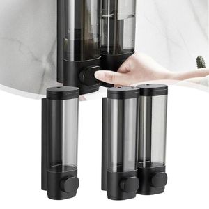 Vloeibare zeep dispenser handmatige wand gemonteerde handpers voor schotellotion douchegel shampoo kamer