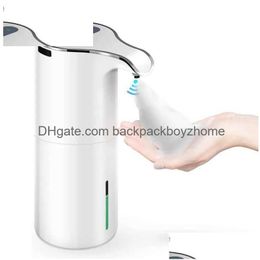 Vloeibare zeepdispenser Matic 450 ml USB opladen Infrarood inductie Smart Foam Handwasmachine Sanitizer Q240118 Drop Delivery Dhi6I