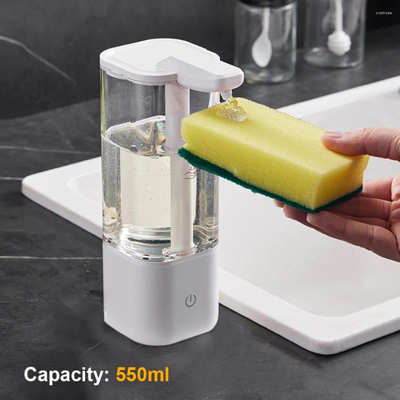 Dispensador de sabão líquido ml loção alimentado por bateria/carregamento usb indução infravermelha mão à prova dwaterproof água para banheiro
