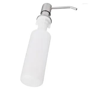 Distributeur de savon liquide moderne facile à utiliser Durable pratique élégant facile à utiliser pour cuisine et salle de bain évier C