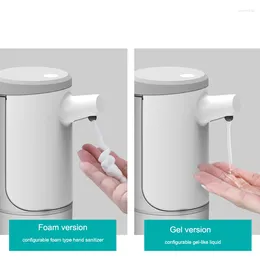 Vloeibare zeepdispenser contactloze vloeistof/schuimmondstuk automatische sensor 400 ml wand gemonteerd zonder nagels