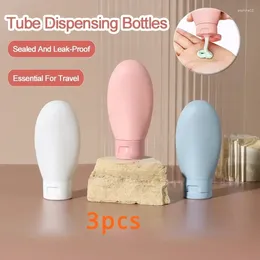 Dispensateur de savon liquide PE Suede tuyau de tuyau 60 ml de nettoyant pour le visage Cémontage à la main Saupe Crème Flip Cram REFILL