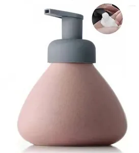 Vloeibare zeepdispenser roze mousse fles reiniging voor huis/keuken handdrukschuimfles/badkamer bellendispenser/Noordse emuls