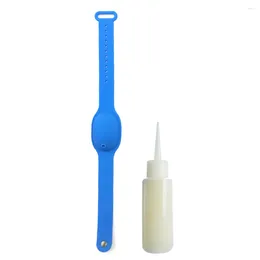 Dispensateur de savon liquide Portable désinfectant désinfectant bracelet en silicone