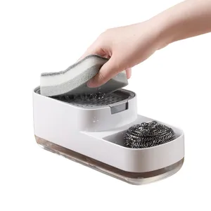 Dispensateur de savon Liquid Type de presse Automatique Boîte de lave-vaisselle Porte-épurateur pour le bureau de l'école à domicile