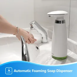 Distributeur de savon liquide, mousse automatique, chargement USB, réglage du Volume secondaire, adapté aux cuisines et salles de bains