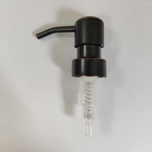 Dispenser di sapone liquido Testa della pompa Acciaio inossidabile Titanio Oro Bianco 28 denti/400 fili Lucido opaco ORB Tipo a spinta