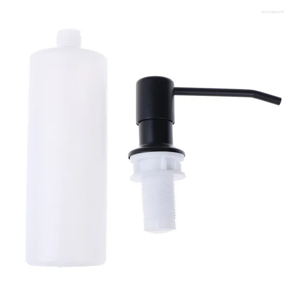 Dispensador de jabón líquido Tipo de desinfectante para la mano Almacenamiento Batillo de cocina Detergente Detergente Recipiente Botella de lavado acuoso