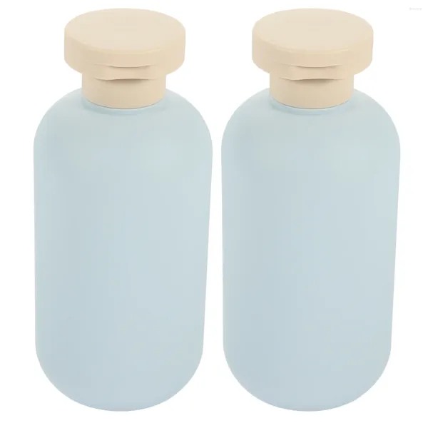 Dispensador de jabón líquido reempaquetado botellas de plástico de botella con tapas de viaje de tapas pequeños recipientes