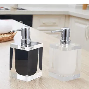Résine de savon liquide Résine Transparent pour désinfectant pour la main Lotion Home Bathroom Press Shampoo Portable Disinfectant Container