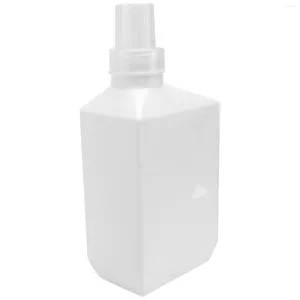 Dispenser voor vloeibare zeep S Glazen deksel Fles voor wasmiddel Lege opvangbak Kunststof Wit Reizen