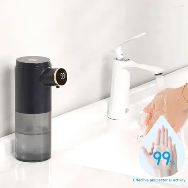 Distributeur de savon liquide, capteur mains libres, avec capacité de distribution de désinfectant pour les mains sans contact, étanche et automatique
