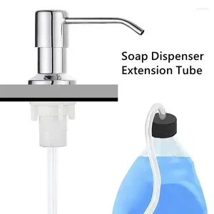 Dispensateur liquide Dispensateur Extension Tube de salle de bain Kit de salle de bain en acier inoxydable détergent