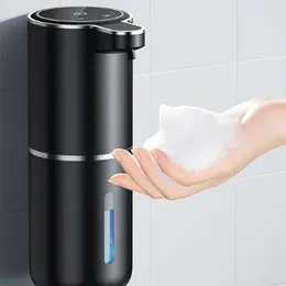 Dispensateur de savon liquide Smart Auto Dispeneurs automatiques sans contact rechargeables sans contact pour salle de bain de lavabo de cuisine