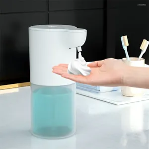Dispenser de savon liquide Smart Automatic mousse de mousse non contact de type C Type-C Spray de lavage des mains avec interrupteur