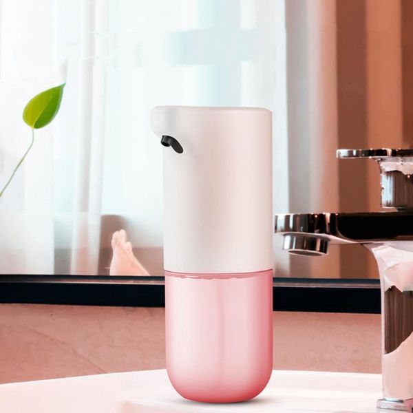 Distributeur de savon liquide Pulvérisateur à induction automatique intelligent Distributeurs de lavage intelligents pour les mains Accessoires de salle de bain Chargement USB