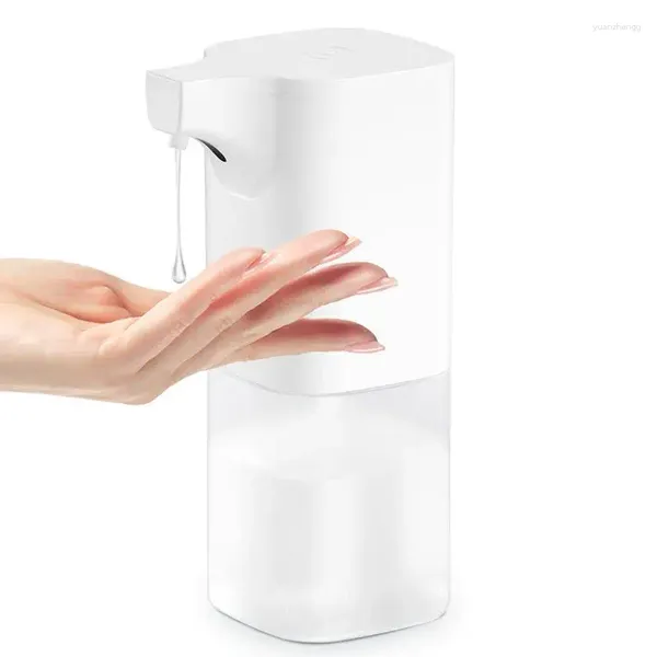Dispensador de jabón líquido inteligente, transparente, automático, espuma inteligente, Sensor sin contacto, dispensadores de encimera de baño, mano