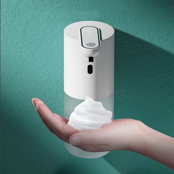 Distributeur de savon liquide Distributeur de savon Mousse Capteur automatique sans contact Machine à laver les mains USB Type-C Charge Distributeur de savon liquide infrarouge intelligent 230317