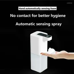 Dispensateur de savon liquide Spray Full-Automatique Induction Foam Téléphone mobile lavage de la main intelligente alcool