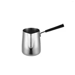 Dispensateur de savon liquide Café en acier inoxydable Pucheau à mousse Bouchette Pot Wax Melting Cougie Espresso Barista ACCESSOIRES D'OUTIL