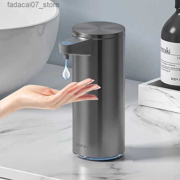 Dispensador de jabón líquido Sensor infrarrojo eléctrico sin contacto de acero inoxidable para el baño de la cocina del hogar Q240119