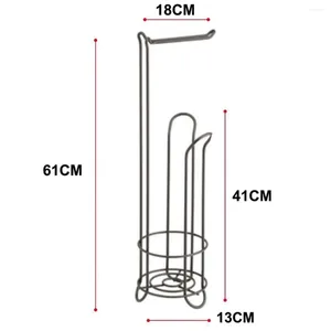 Distributeur de savon liquide en acier inoxydable, porte-rouleau de papier sur pied, porte-serviettes, organisateur de toilettes, salle de bains, rangement Vertical