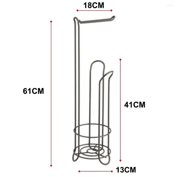 Dispensador de jabón líquido de acero inoxidable, rollo de papel de pie, soporte para toalla, organizador, estante para inodoro, almacenamiento Vertical para baño