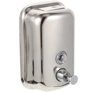 Vloeibare zeep dispenser roestvrijstalen gootsteen badkamer shampoo press wasmiddel buiten openbaar geperste container kind