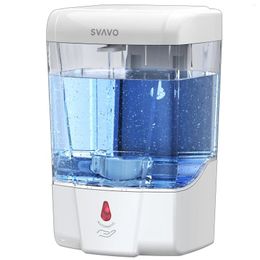 Dispensateur de savon liquide Svavo Automatique Mur Mall Mury Kitchen Sink Shampooing pour le bureau de la salle de bain