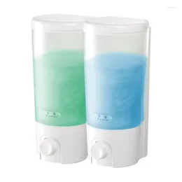 Dispensador de jabón líquido svavo recipientes manuales de doble pared de dos cámaras de champú de cámara para gel de ducha