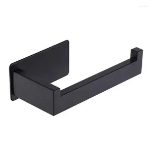 Presionador de jabón líquido Soporte de papel higiénico mate Matte Black Tisser Rollys and Hangers Mural montados para la cocina del baño