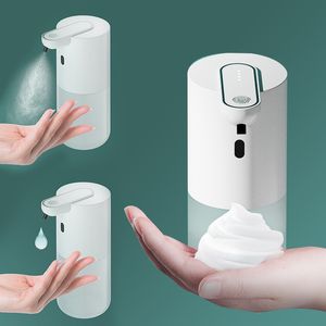 Distributeur de savon liquide Distributeur de savon à capteur automatique sans contact Capteur infrarouge intelligent rechargeable par USB Distributeur de savon en mousse liquide Pompe désinfectant pour les mains 230504