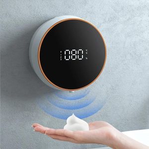 Distributeur de savon liquide automatique sans contact, Machine à mousse USB, capteur infrarouge mural, outil électrique de désinfection des mains mains libres