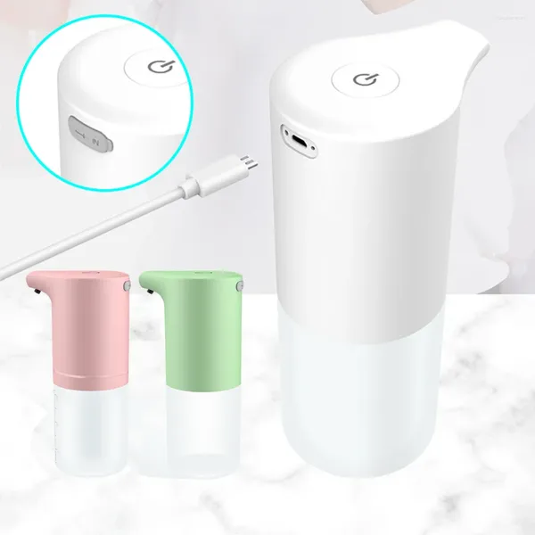 Dispensador de jabón líquido Touchless Forma automática USB Carga USB Smart Infrarroed Sensor Washer desinfectante