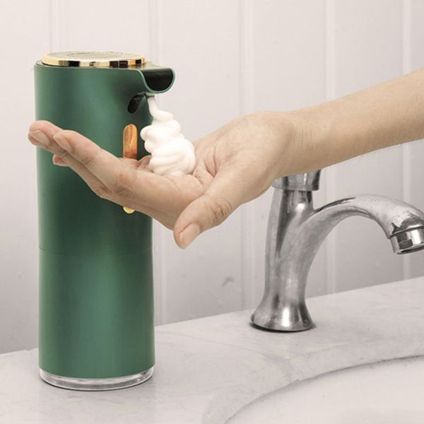Dispensador de jabón líquido Sensor automático sin contacto Espuma Desinfectante de manos Máquina Perfume 2 en 1 230308
