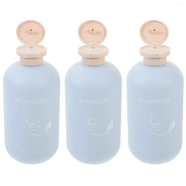 Liquid Soap Dispenser Travel Lotion Bottles Plastic Refillable Shampoo Lids Empty Toiletries