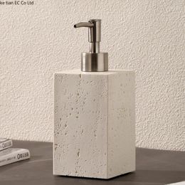 Liquid Soap Dispenser Wabi-Sabi Wind Tunnel Stone Rijst Wit Hand Sanitisator Flessen Licht Luxe Shampoo Badkameraccessoires