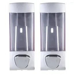 Liquid Soap Dispenser Wall Container: Montage voor badkamerwaspojongens 2PCS 350 ml