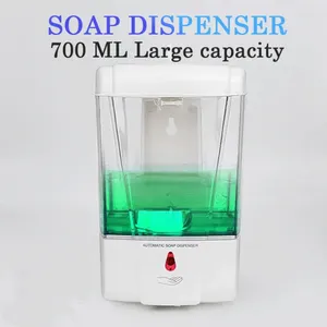 Liquid Soap Dispenser Wall Mouted 700ml Alcohol Spray of Automatic Hand Sanitizer Touchless voor Home Worker