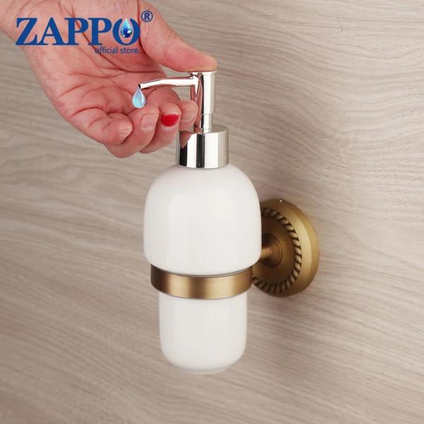 Dispensateur de savon liquide Zappo Salle de bain Foam Dasizer Habrizer Mur Wall Shampooing Head Douche pour