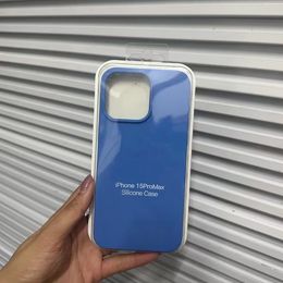 Liquid Soft Rubber Silicone Cell Case de iPhone para iPhone 15 14 13 12 11 Pro MAX XS XR 8 7 6 MÁS CUBIERTA PROTECTOR