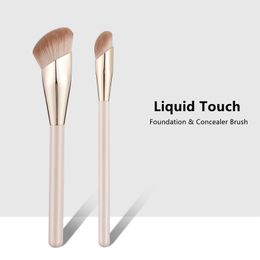 Liquid Touch Foundation Concealer Makeup Brush - Unieke vingertopvorm Zachte haren Perfect Sculpt Highlight Cosmetics Tool
