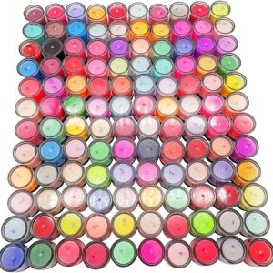 Vloeistoffen 10/20/30/40/50/00/60/90PCS Acryl Poeder Snijpot Pigment Nagel Polymeer Tip Extension Crystal Powder Manicure Nail Accessoires