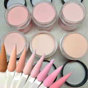 Liquides 100g Nude acrylique Powder 2 en 1 Builder d'extension de clou Scarbing French Manucure Fine Diph