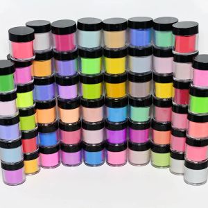 Líquidos 10bottles Color aleatorio 3 en 1 uñas Acrílico Polvo Dippping Extensión Manicura Manicura Gel Polvo de uñas Polvo