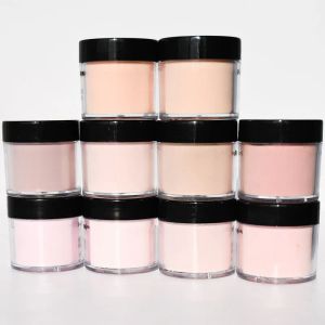 Vloeistoffen 10 jars (ounce/jar) Snelle droge nagel dompel poeder Acryl Acryl Franse nagels 3 in 1 Match Color Gel Polish Nail Lacuqer Dip Powder VQ1