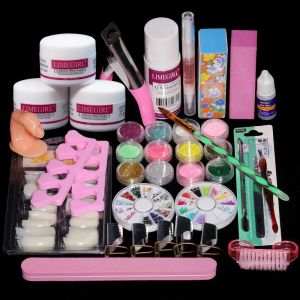 Vloeistoffen Acryl nagelkit Acryl Poeder Set Nagelverlenging Nagelvorm TIPS STAPPLAATSCHAPPELEN Professionele acrylnagels Set