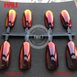 Líquidos Black Rose Hypershift Pearls Super Colorshift Pigment Chameleon Powder para objetos de uñas: HLMR02R Color: Oro/Negro/Rojo 1lot = 1g