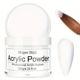 Liquides Pouile acrylique rose blanc transparent 120 g polymère d'ongle acrylique pour extension de l'ongle français Pas besoin de guérison de la lampe